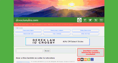 Desktop Screenshot of devocionales.com